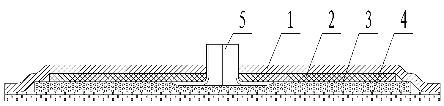 Injecting-type electrode plate used for electrical stimulation