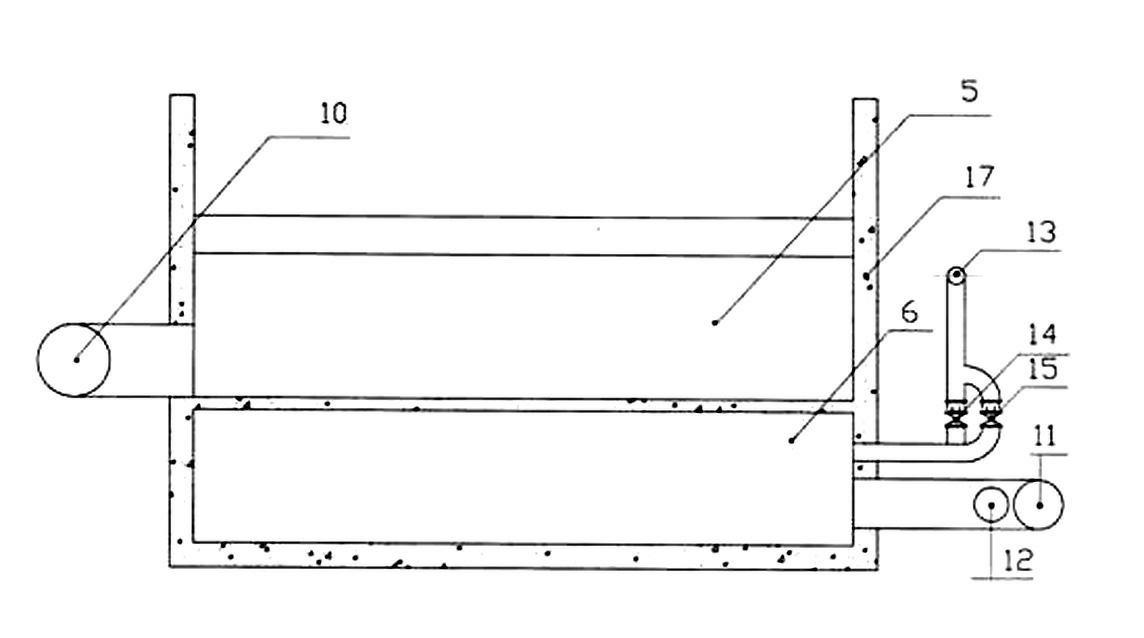 Independent filter head for stable-pressure water distribution and gas distribution of air cushion layer and application method thereof