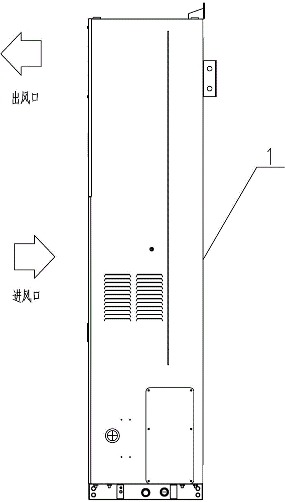 Ship water cooling cabinet unit