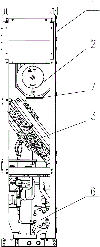 Ship water cooling cabinet unit