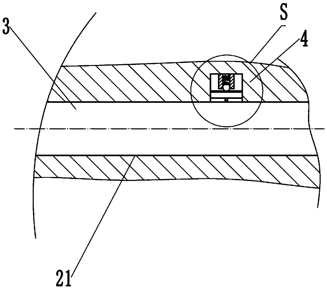 Anti-disorder needle withdrawing device of double-sided jacquard machine