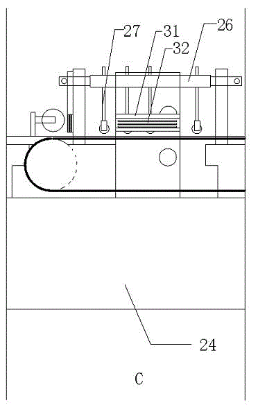 Chamfer painting equipment for long edges of floor