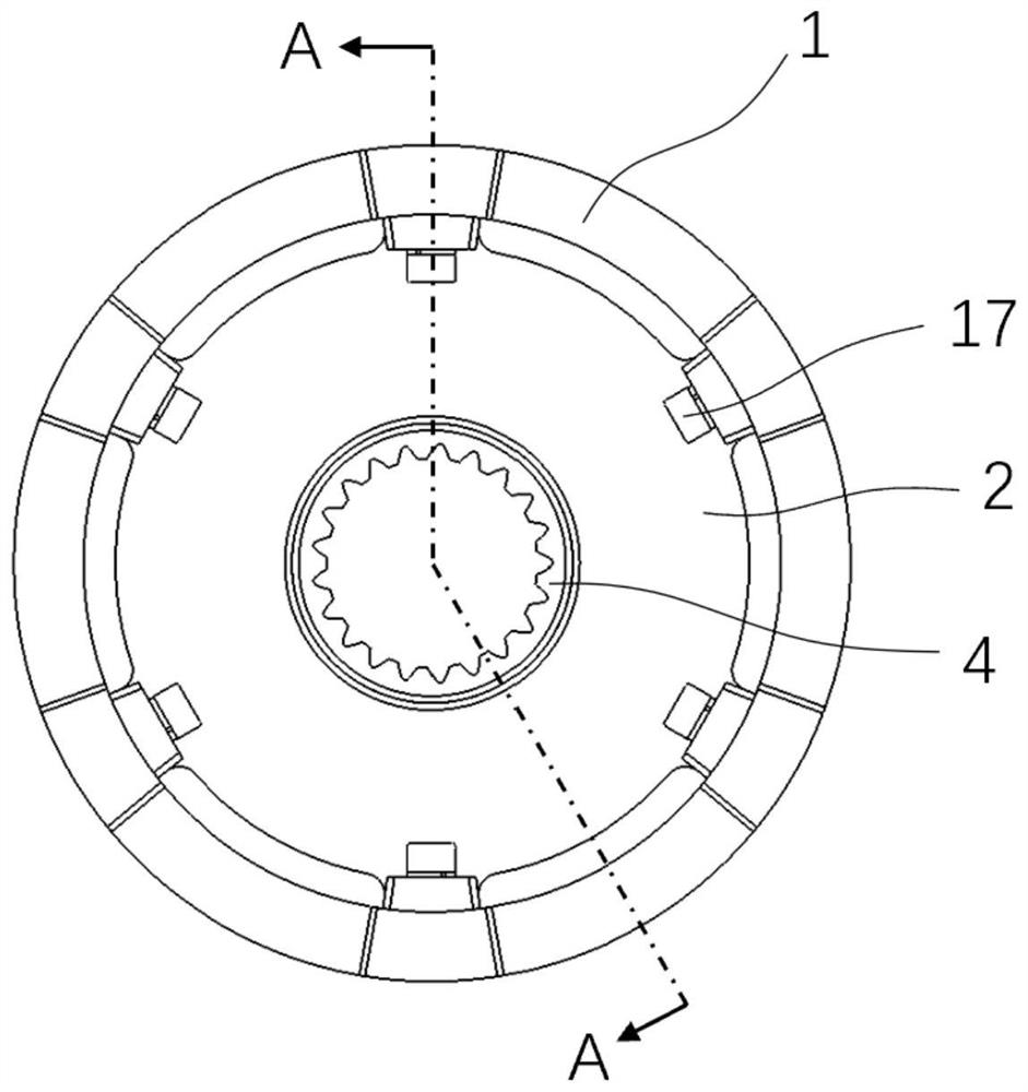 Joint device with torsional vibration damping function