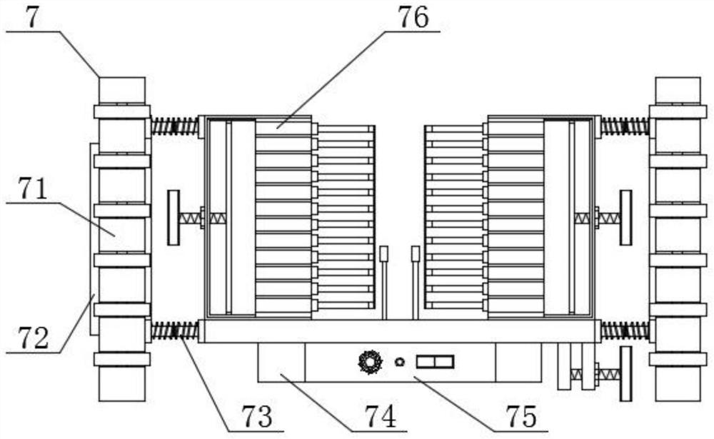 Electronic device acceleration bearing force experiment equipment