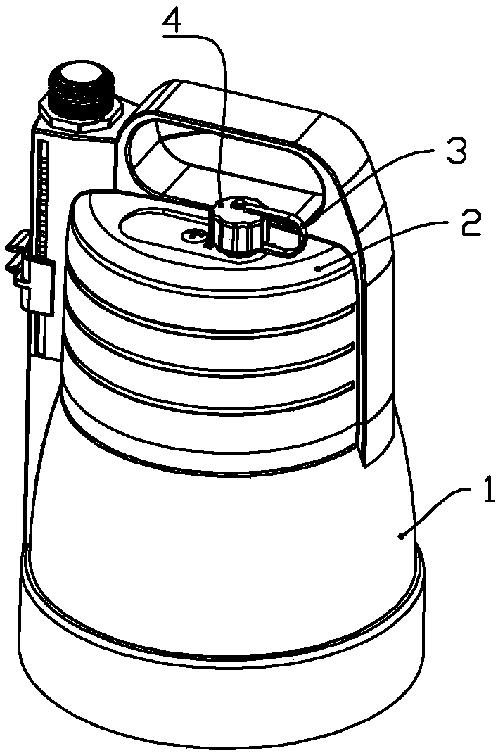 Submersible pump with rechargeable battery