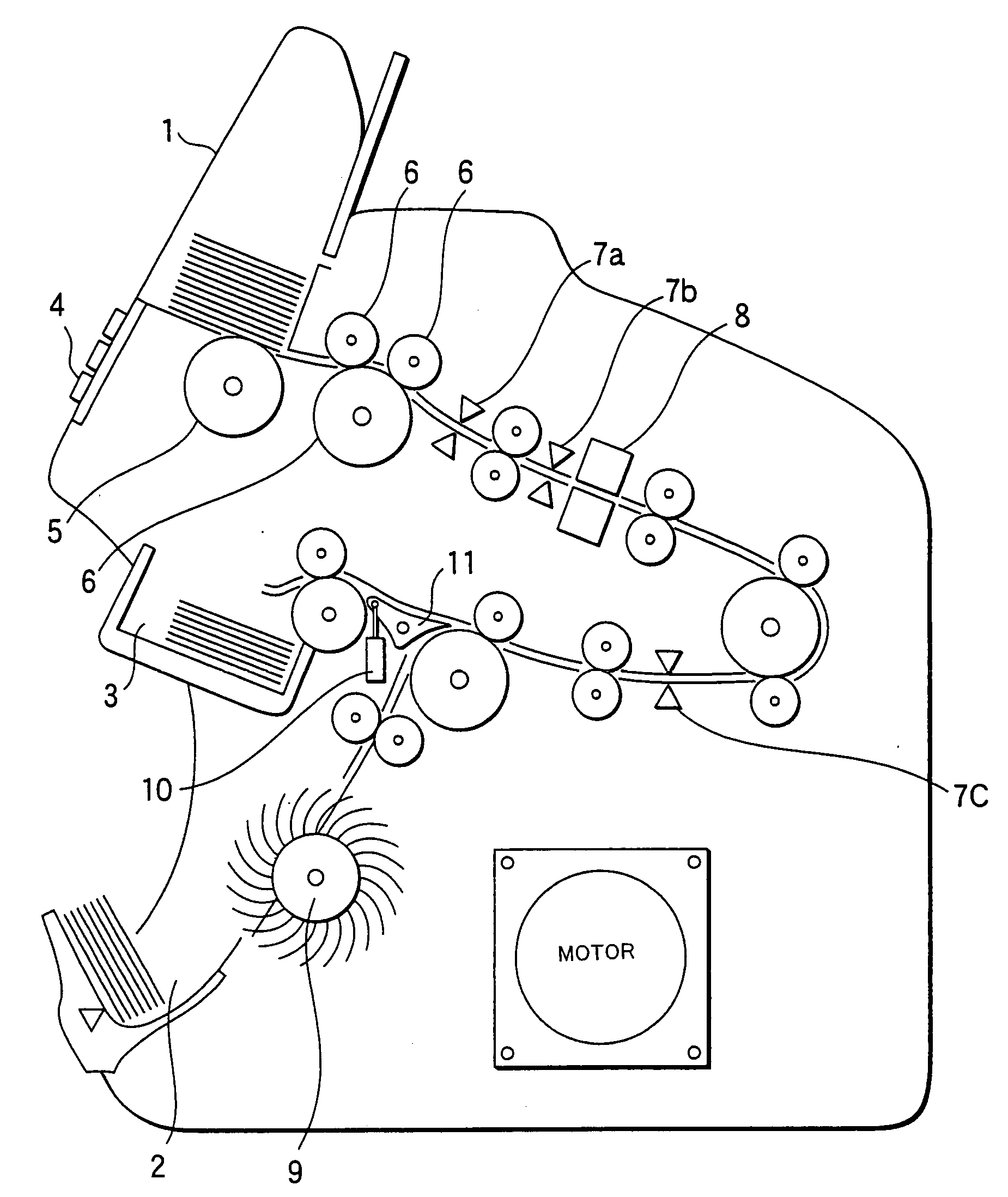 Bill Discriminating And Counting Apparatus