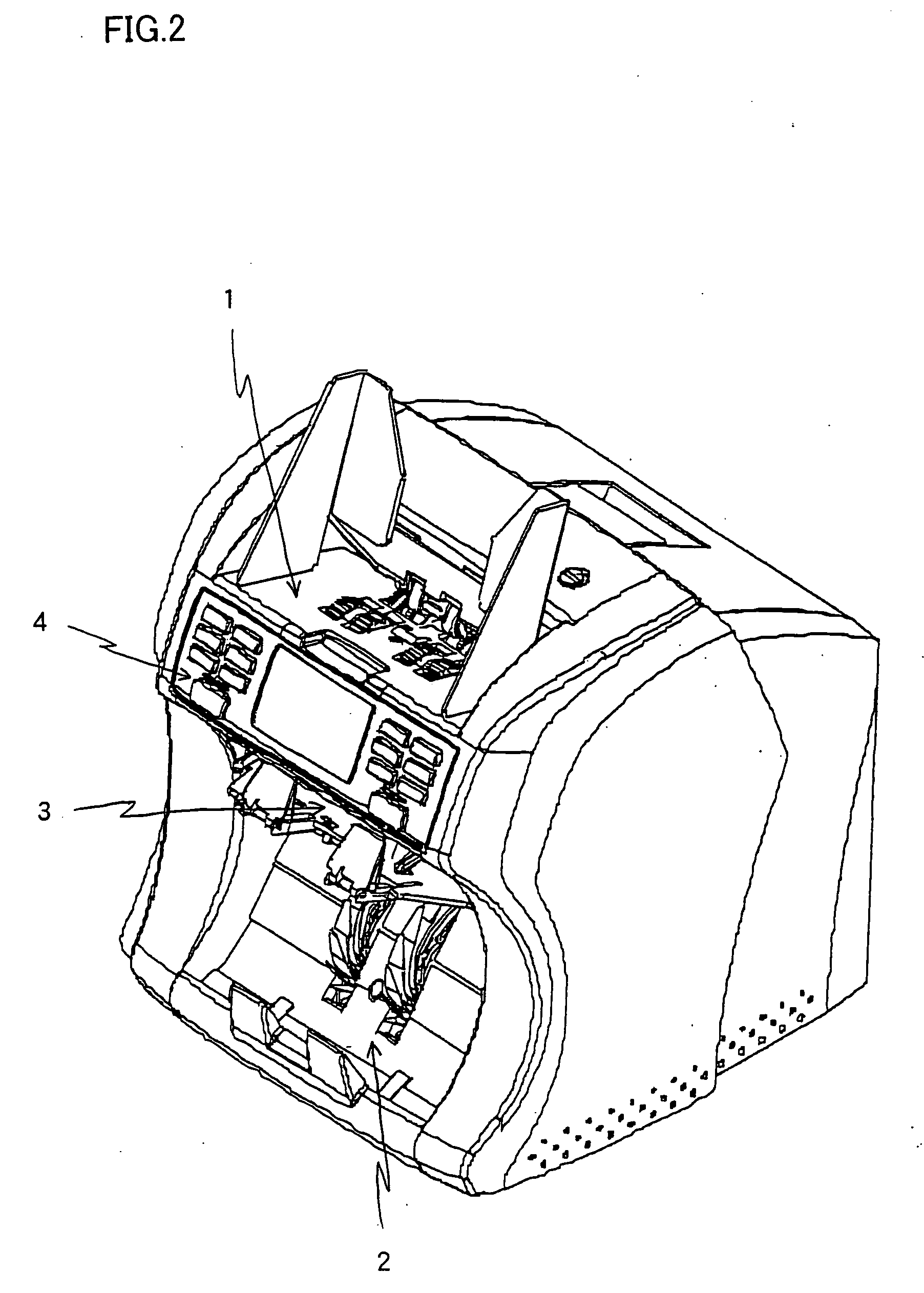 Bill Discriminating And Counting Apparatus