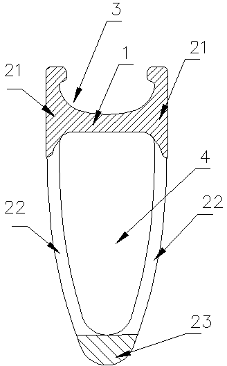 Multi-TG (glass transition temperature) carbon fiber wheel rim as well as manufacturing method thereof