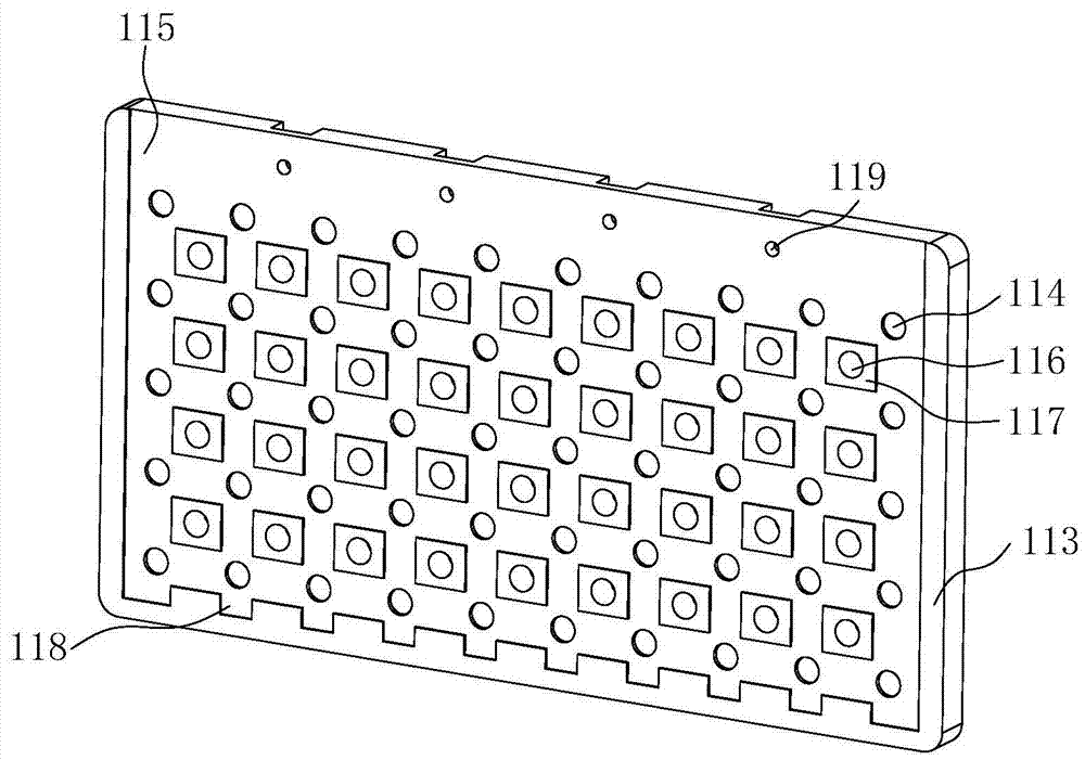 Battery pack structure and battery pack containing it