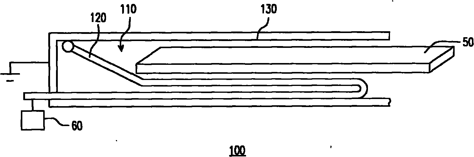 Chip card connector