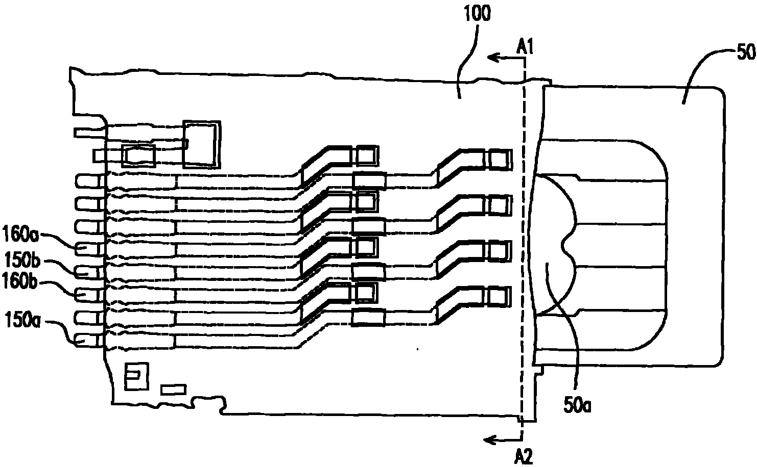 Chip card connector