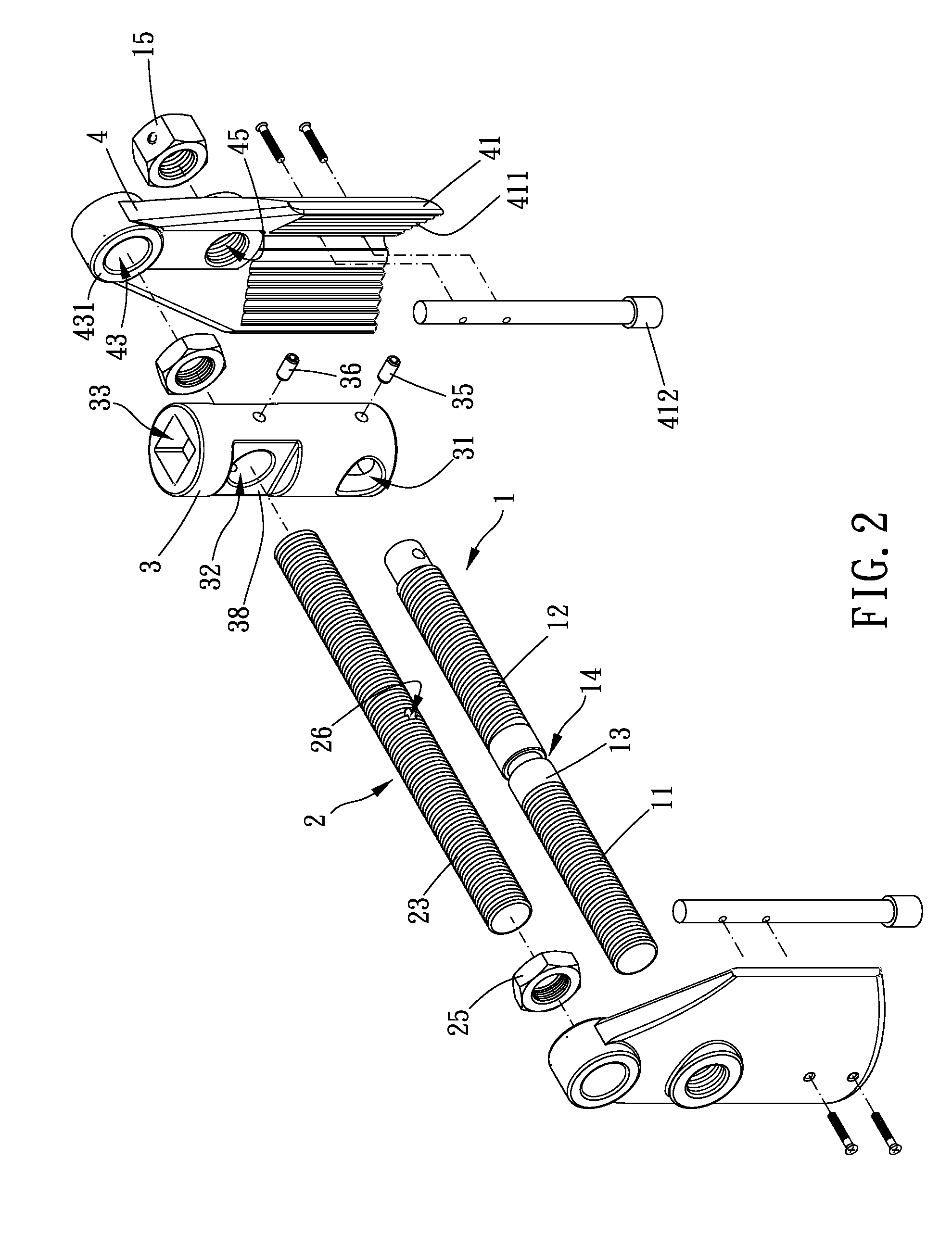 Nut disassembling device