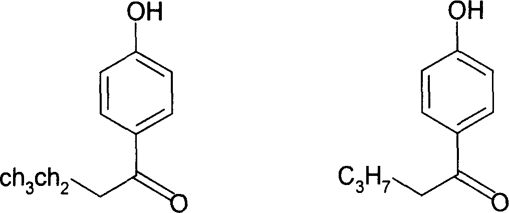 Application of p-hydroxybenzene ethanone and its derivant in preparation of agentia treating gallstone disease