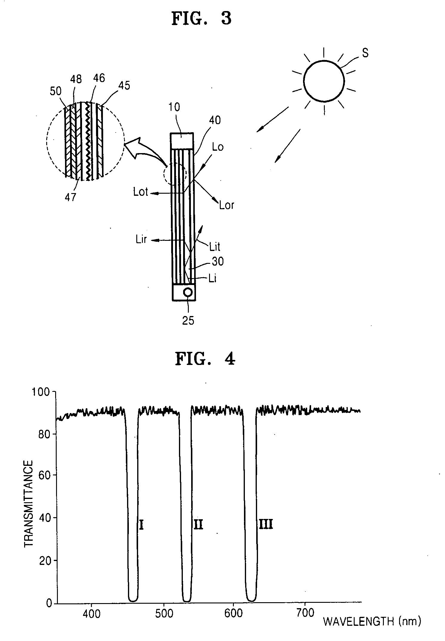 Display device using external light