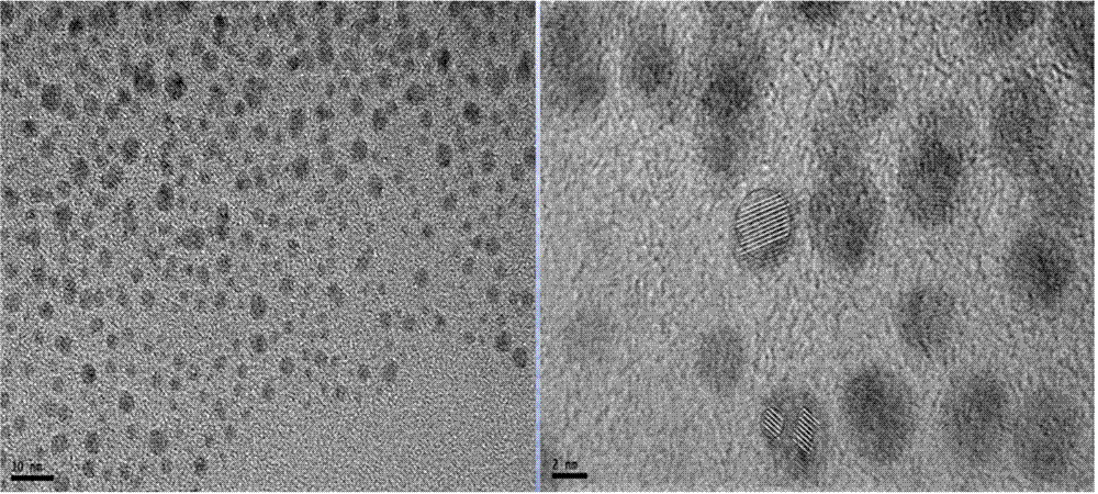 Silver nanocluster preparation method with hydrogen serving as reducing agent