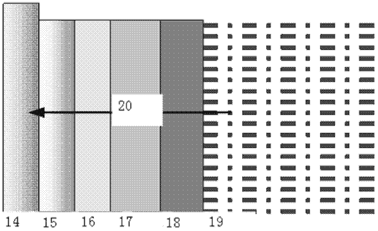 Heat flow simulation test device of crystallizer meniscus horizontal heat transfer