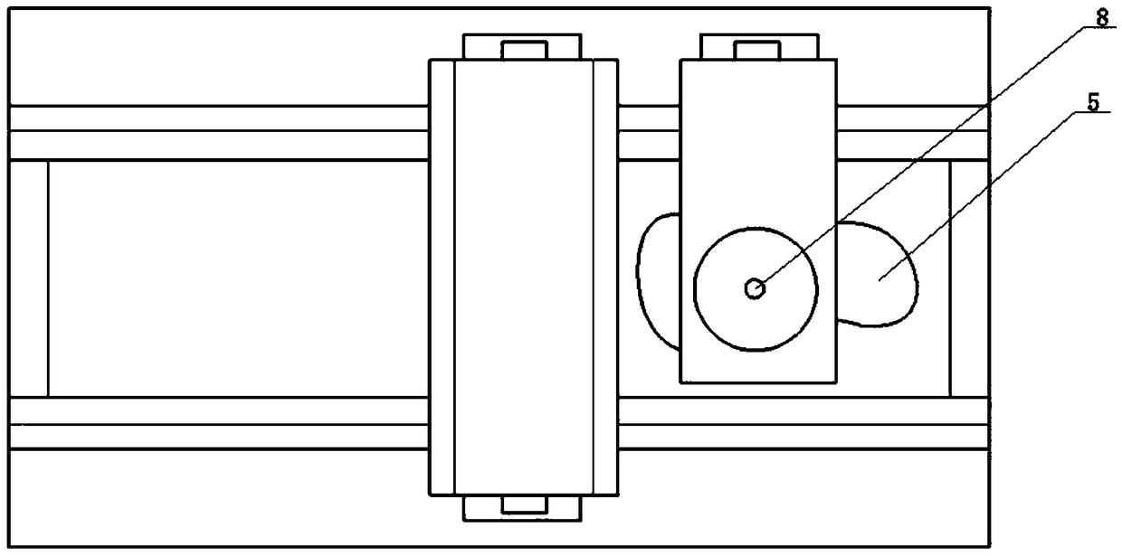 An automatic shoe sole rubber brushing device