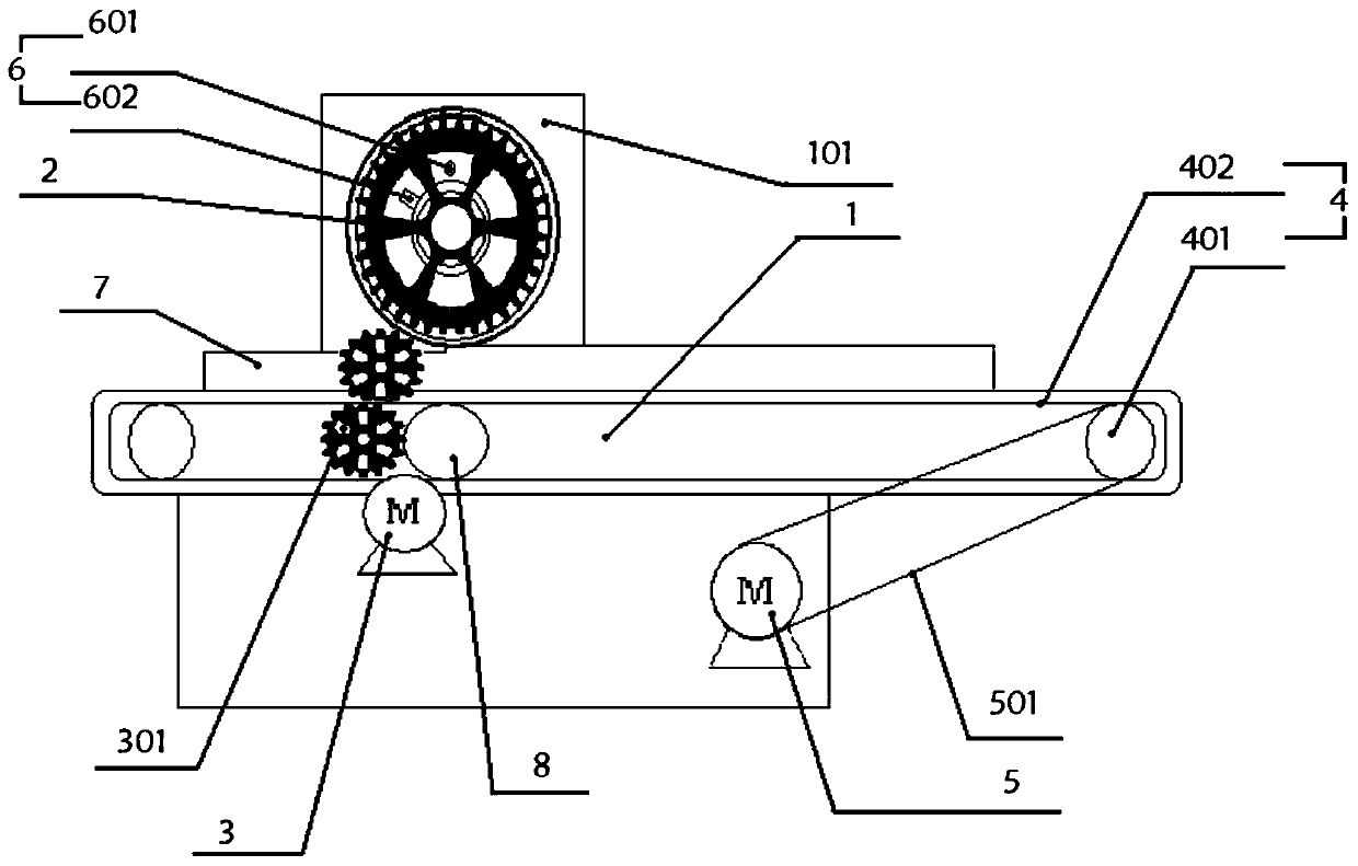 Wood surface treatment device and method