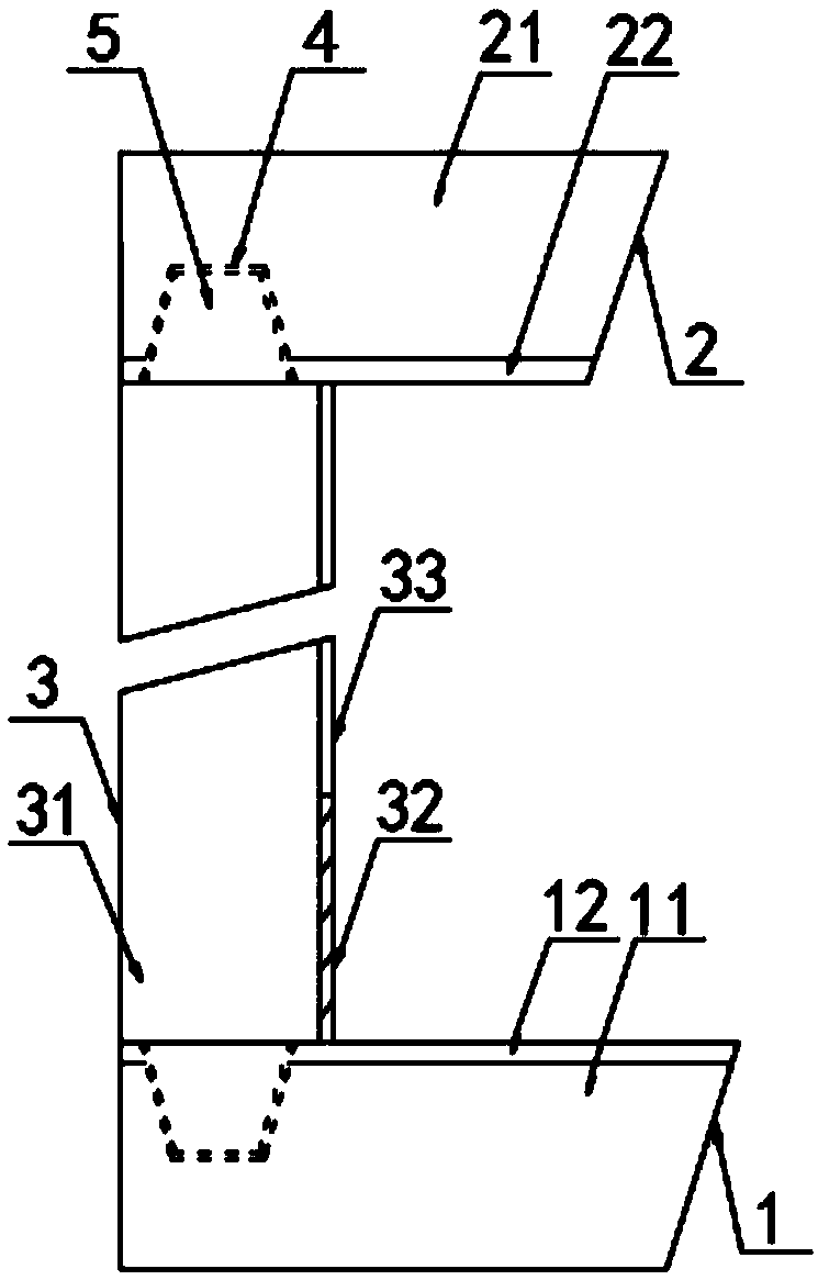 Combined-type kitchen and toilet and building construction method thereof