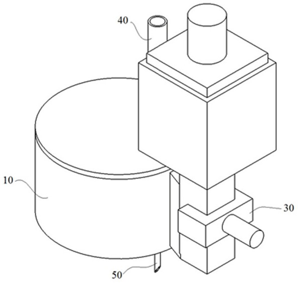 LED packaging dispensing device