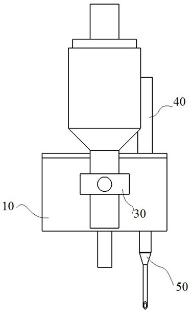 LED packaging dispensing device