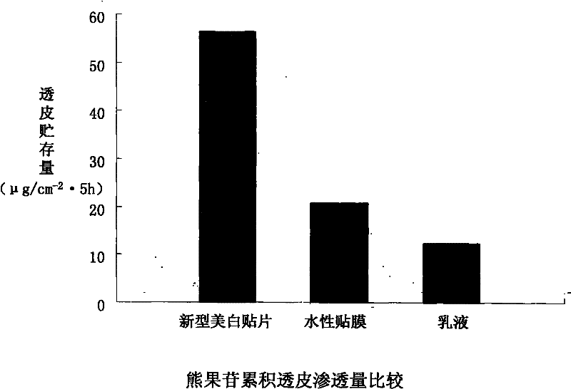 Whitening strip and preparation process thereof