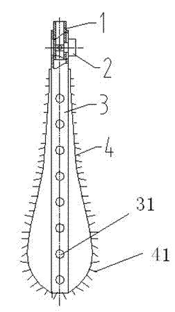 Bottle washing device