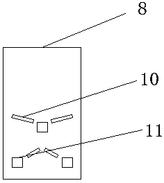 Size adjustable end portion ore drawing similarity simulated test box and application method thereof