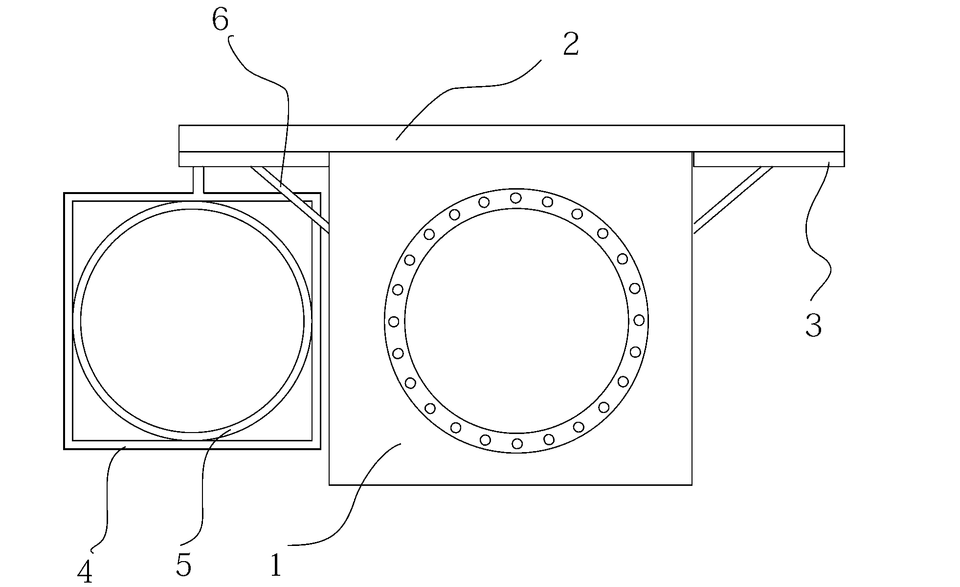 Track-type natural gas pipeline valve