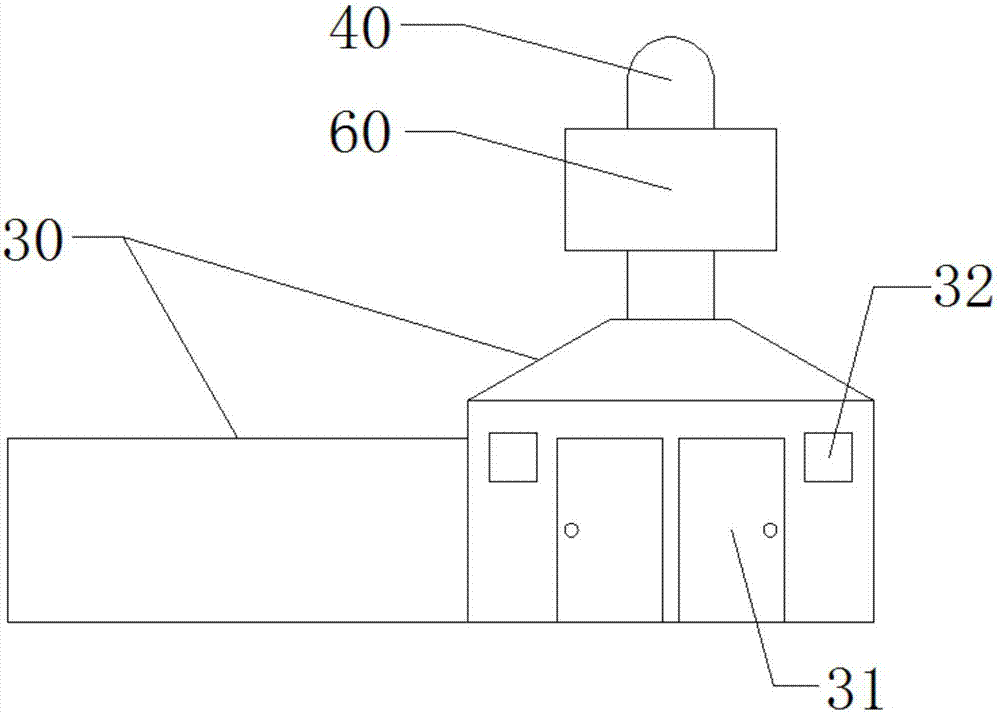 Smoke hood and gas collecting system