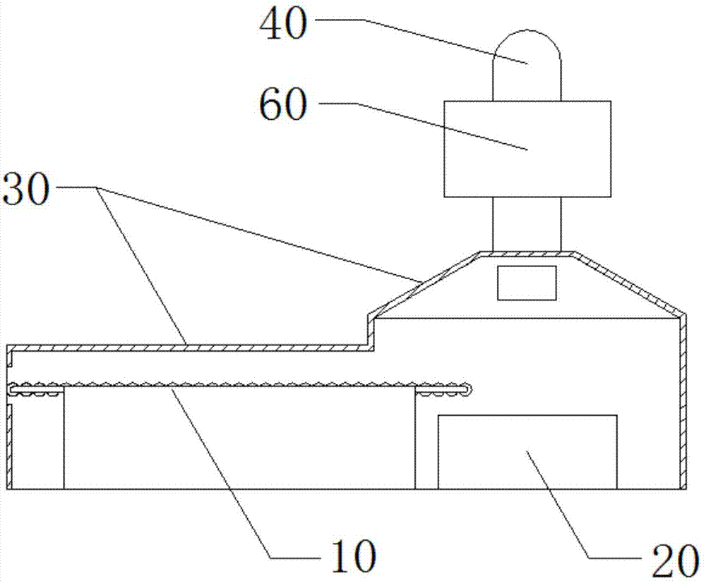 Smoke hood and gas collecting system