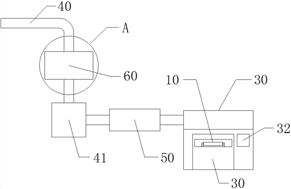 Smoke hood and gas collecting system