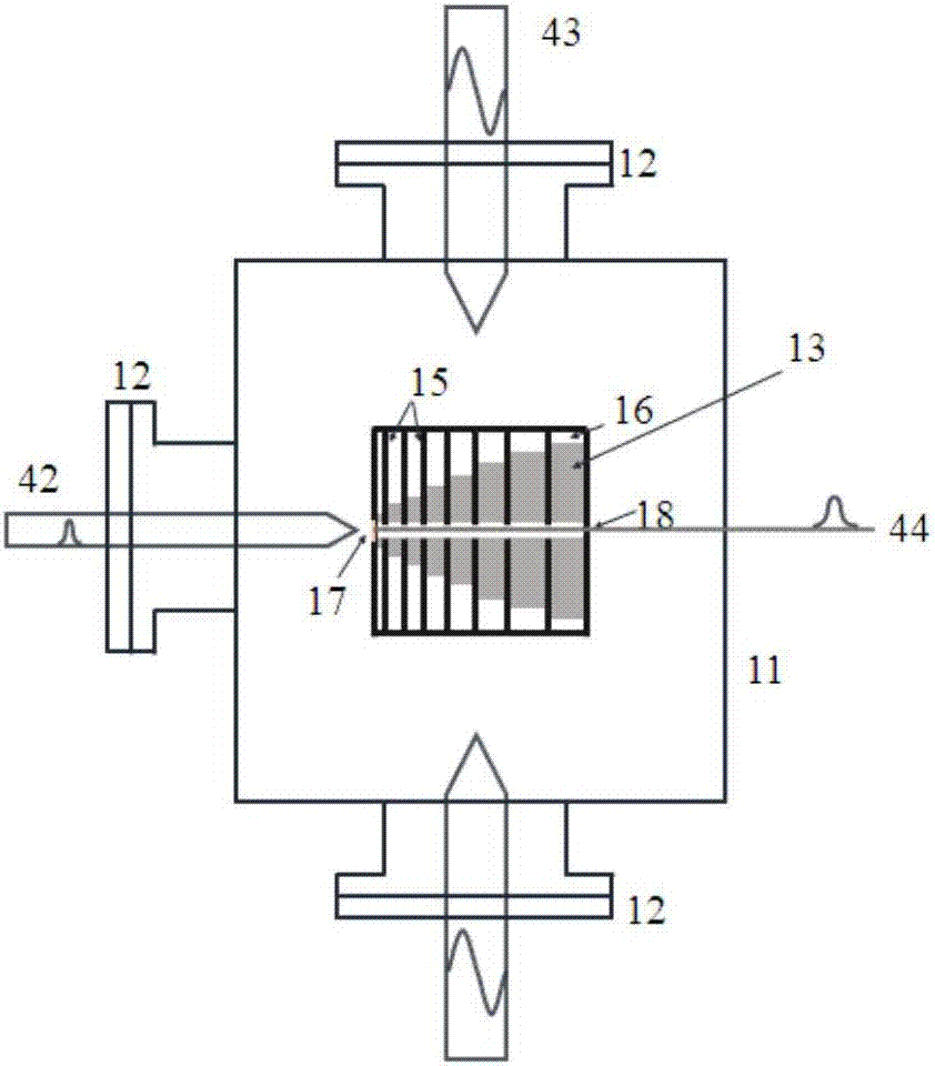 A Femtosecond Electron Diffraction Device Accelerated by Terahertz Driven Electron Pulses