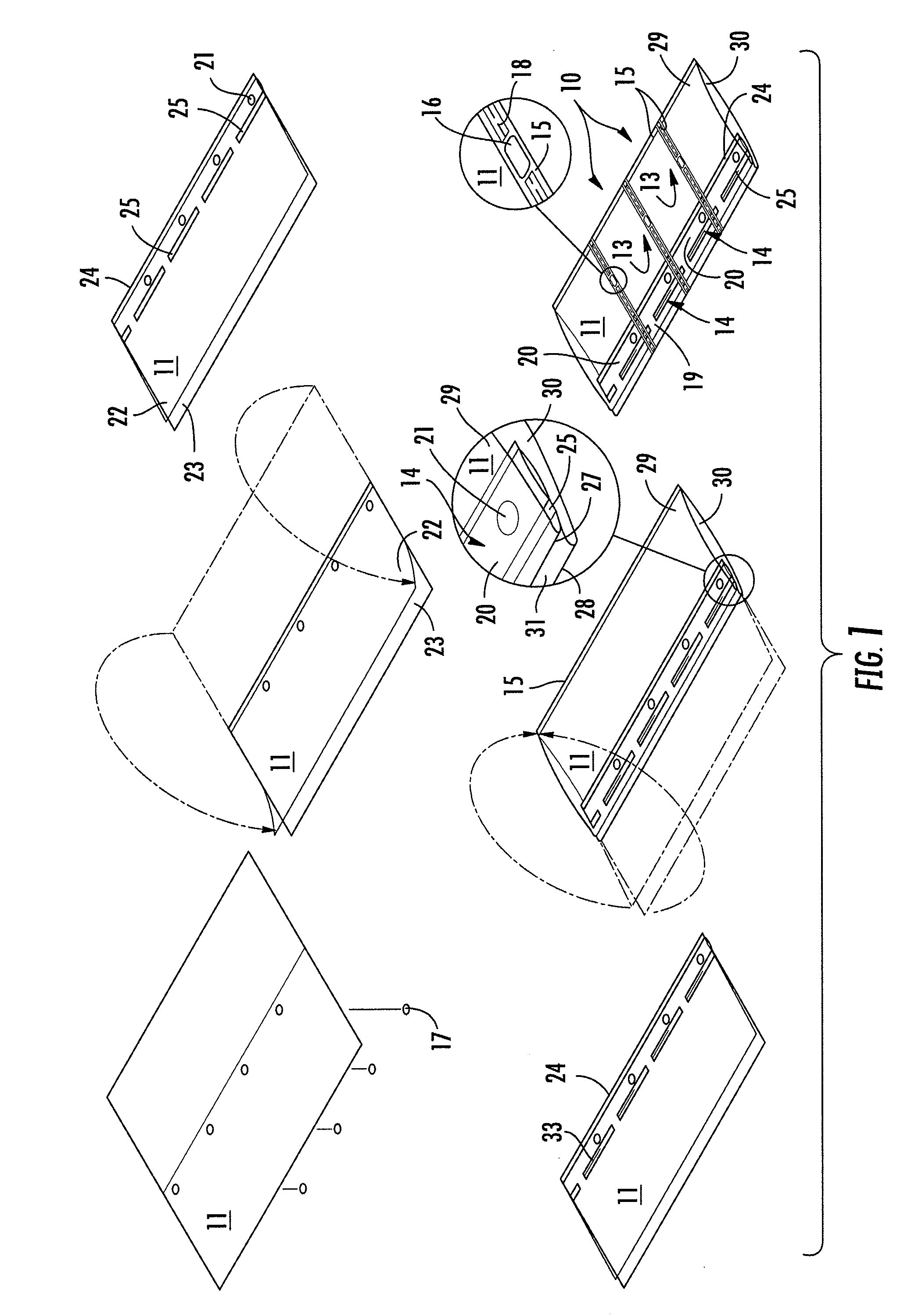 Inflatable Structure For Packaging And Associated Apparatus And Method