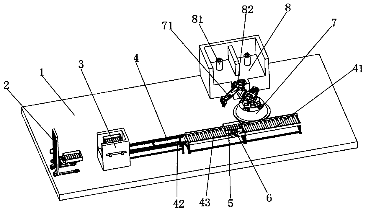 Feeding device for processing ball pin