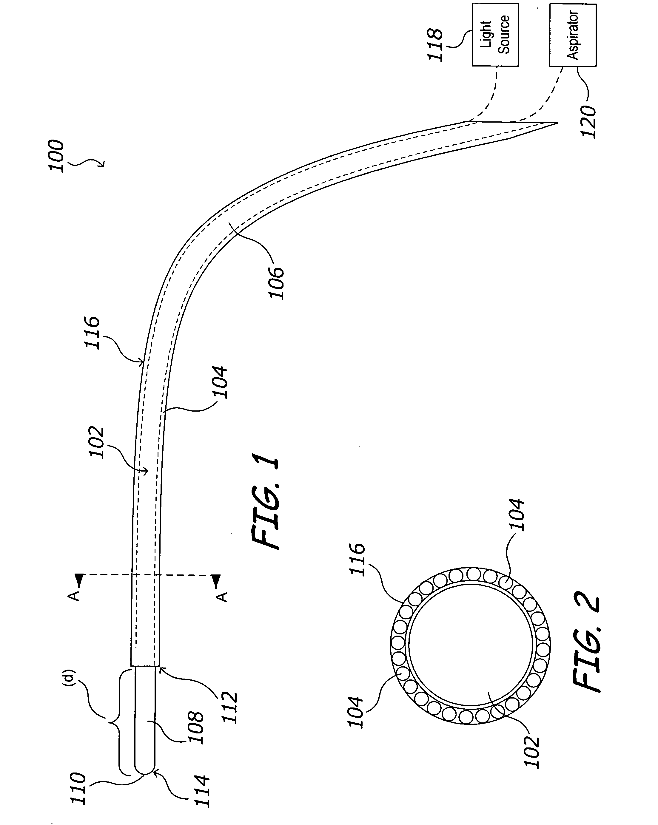 Surgical instrument with integral optical system