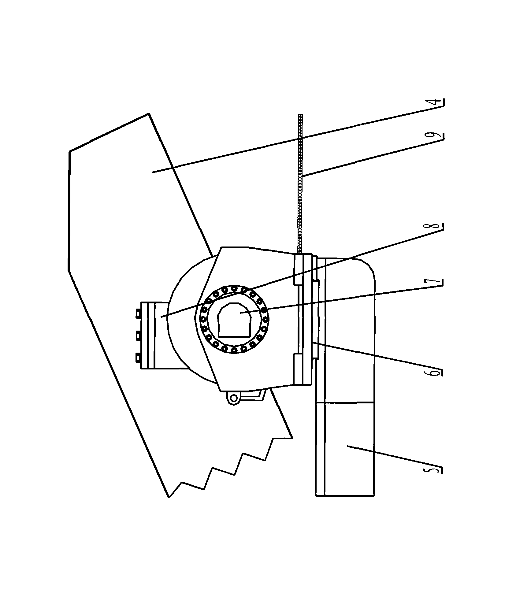 Excavator provided with auxiliary traction device of hydraulic winch