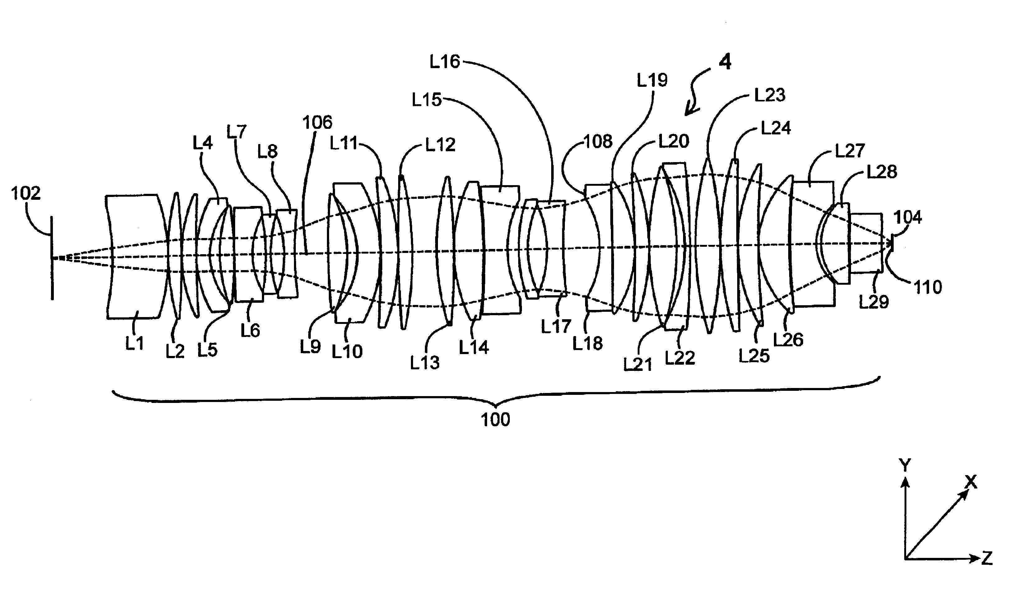 Reducing aberration in optical systems comprising cubic crystalline optical elements