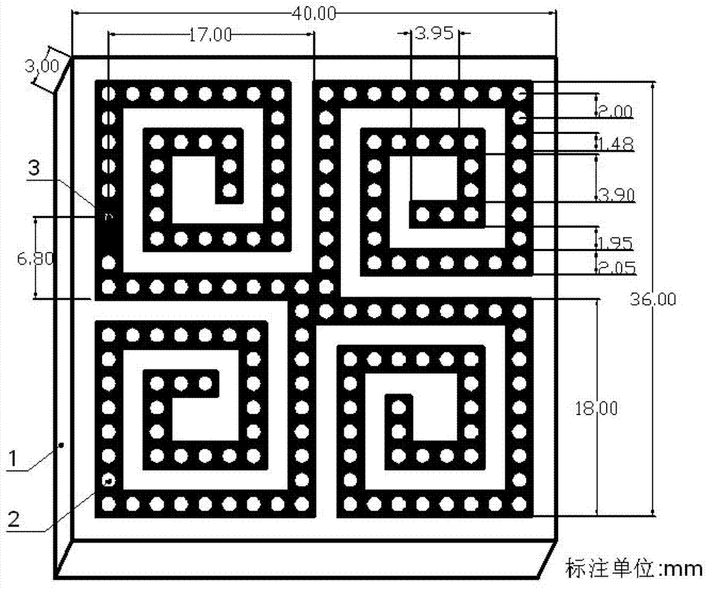 Quadruple spiral distribution loading oscillator microstrip antenna applied to Beidou system