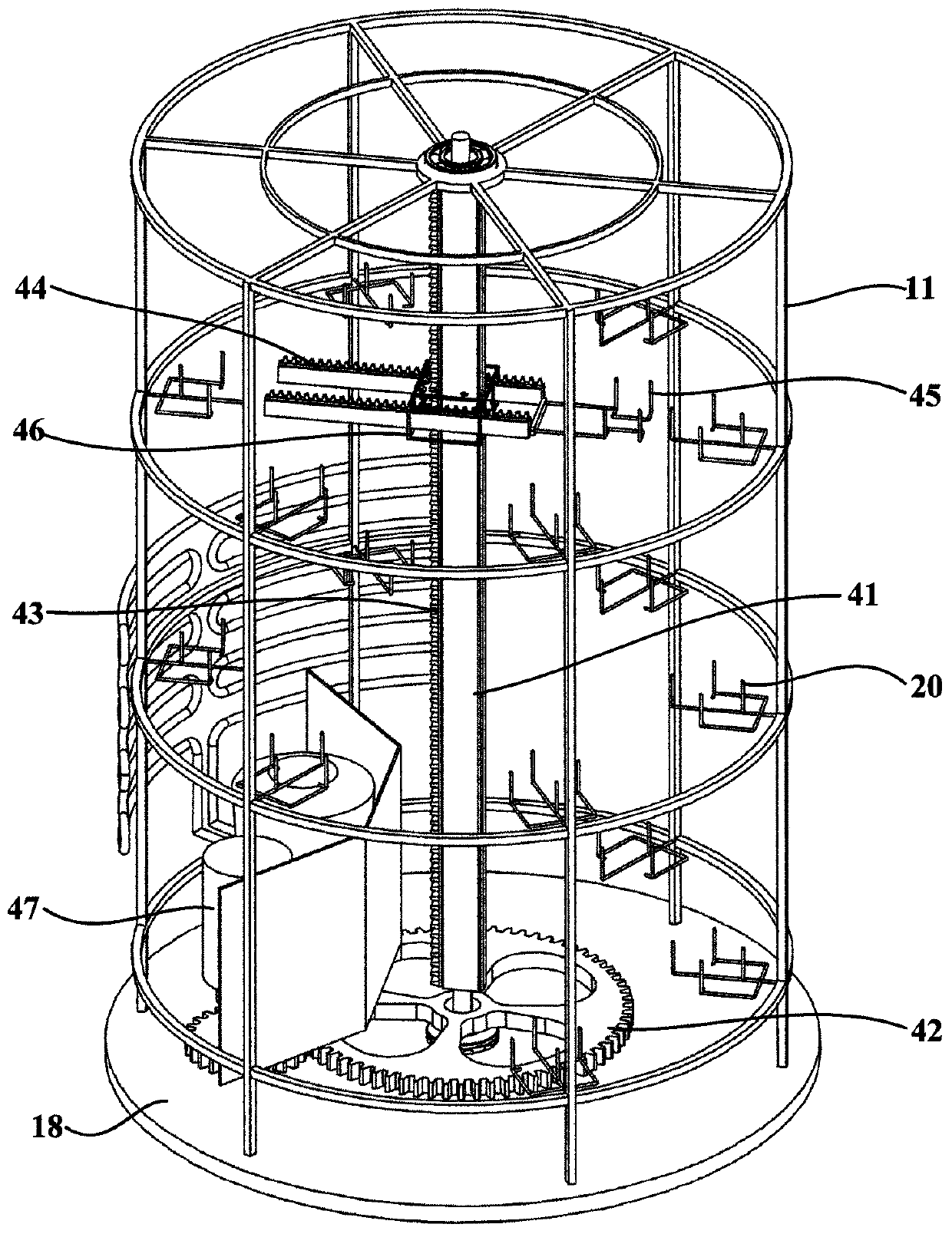 Automatic wine storage cabinet and control method therefor