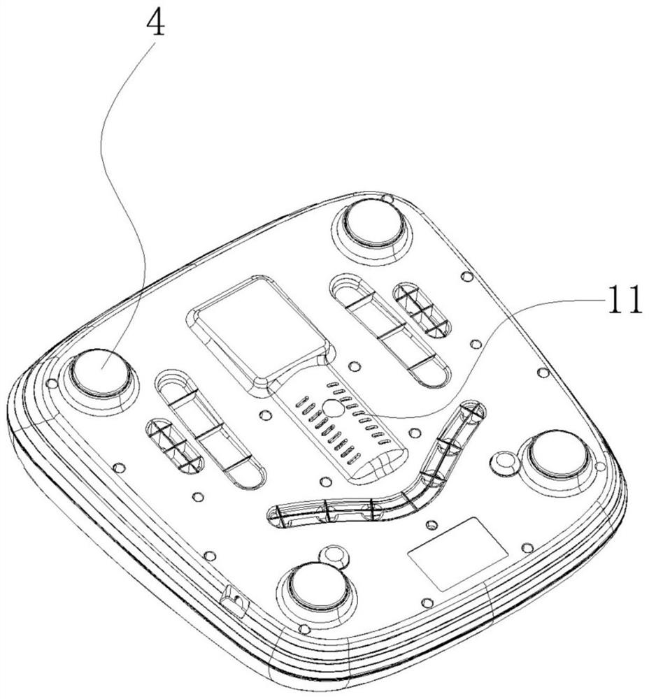 Foot frequency spectrum massage instrument