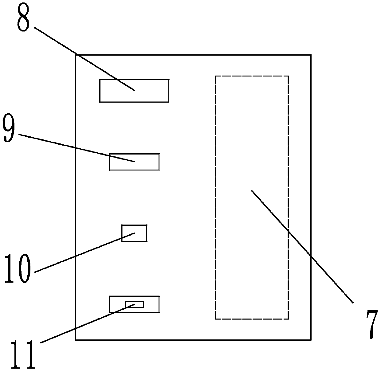 Auxiliary heat dissipation device for servers