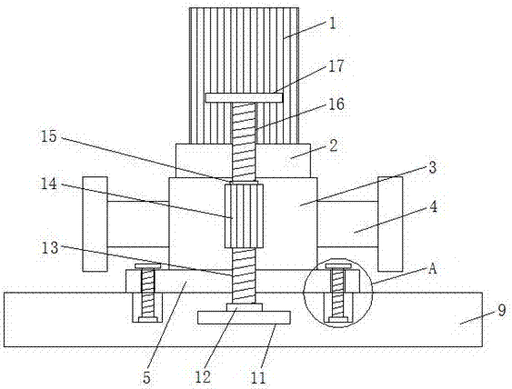 Vertical pipeline pump installed stably