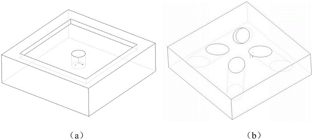 Method for preparing pyramid-shaped composite three-dimensional lattice sandwich structure