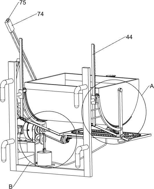 Feeding tank for animal husbandry, having washing function