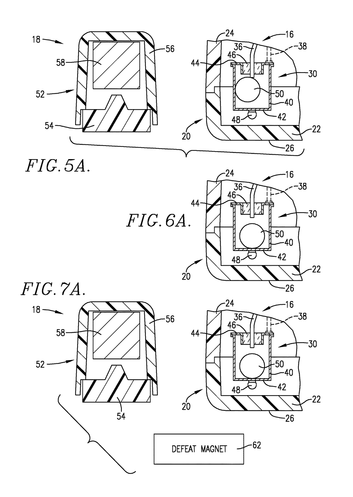 Wireless alarm switch assembly