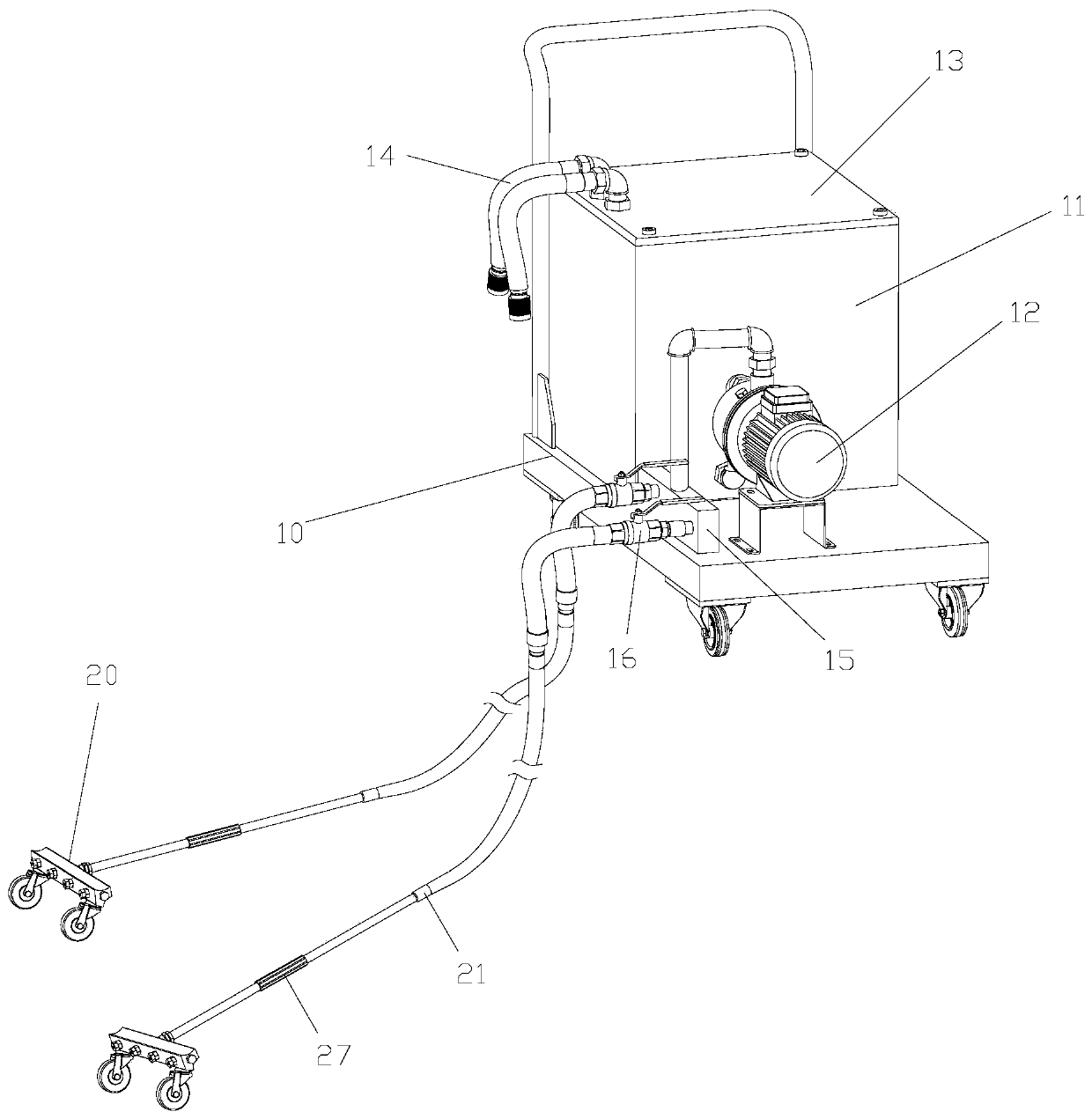 Lane washing machine