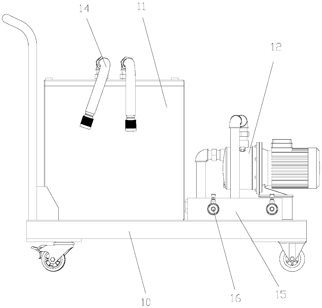 Lane washing machine