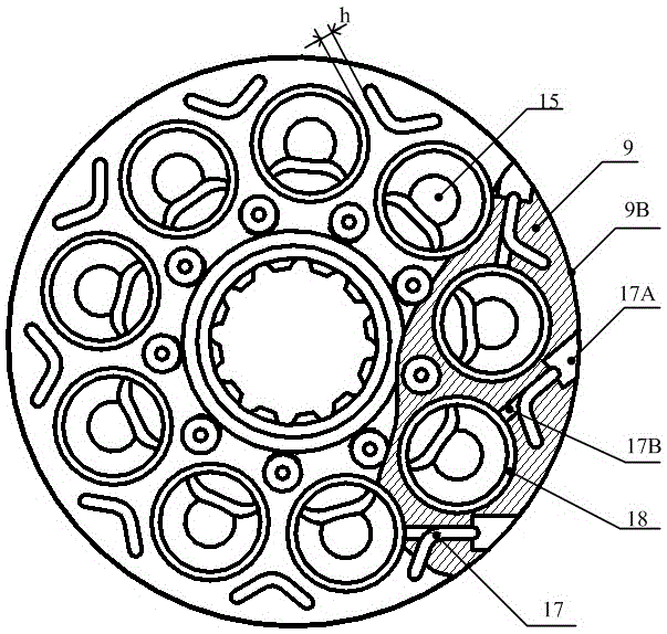 Plunger pair lubricating and cooling structure for swash plate type plunger pump