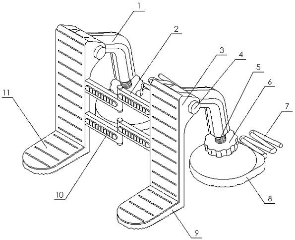 Logistics transport cargo box anti-slip locker